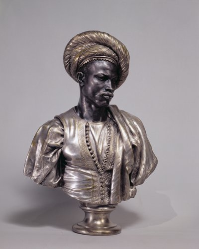 Un sudanese in costume algerino da Charles Henri Joseph Cordier